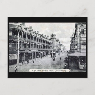 Cartão postal antigo - Joanesburgo, Eloff Street