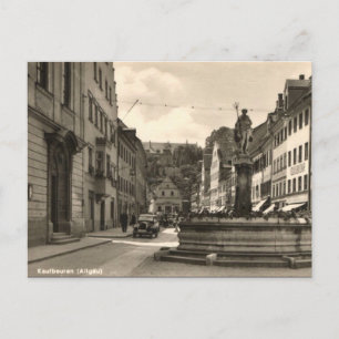Cartão postal antigo - Kaufbeuren, Allgäu, Alemanh
