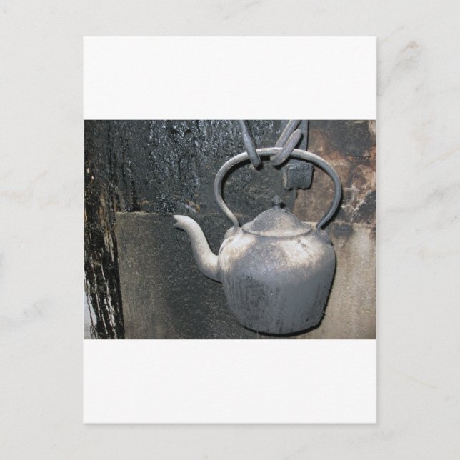 Cartão Postal Antigo Kettle Irlandês (Frente)