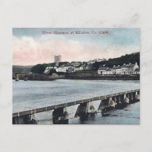 Cartão postal antigo - Killaloe, Co Clare, Irland