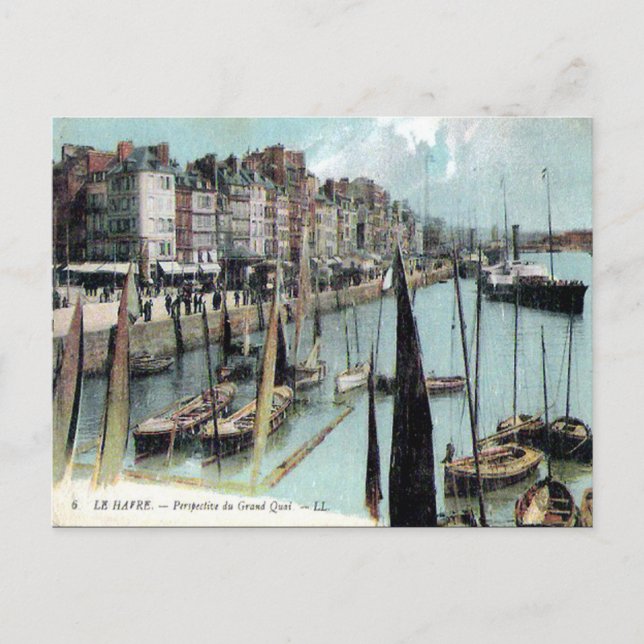 Cartão postal antigo - Le Havre, Seine Maritime, F (Frente)