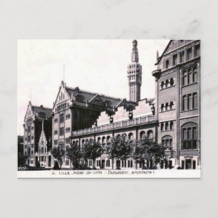 Cartão postal antigo - Lille, França