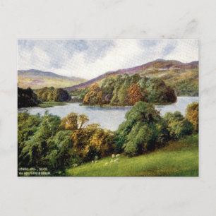 Cartão postal antigo - Lough Gill, Co Sligo, Irlan