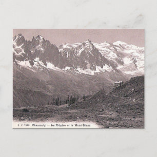 Cartão Postal Antigo - Mont Blanc, Alta Saboia