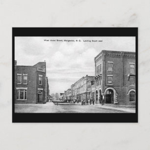 Cartão postal antigo - Morganton, Carolina do Nor