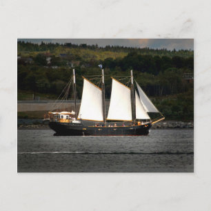 Cartão Postal Antigo navio