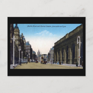 Cartão postal antigo - Newcastle-on-Tyne