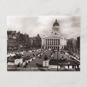 Cartão Postal Antigo - Nottingham