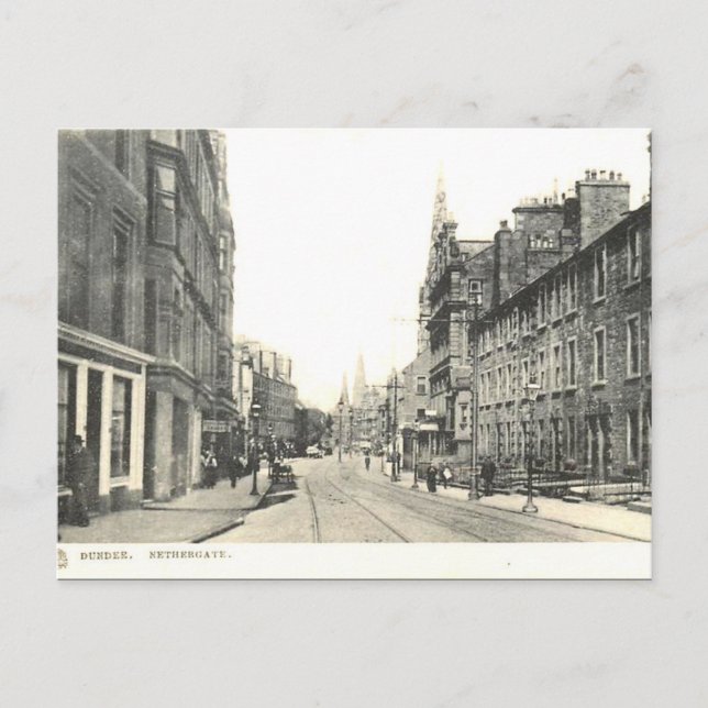 Cartão postal antigo - Países Baixos, Dundee (Frente)