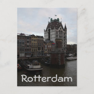 Cartão Postal Antigo porto, Roterdão