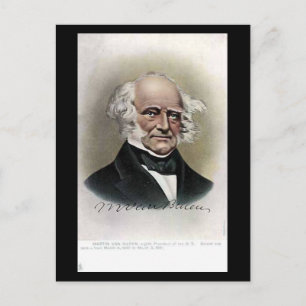 Cartão postal antigo - Presidente dos EUA Martin 