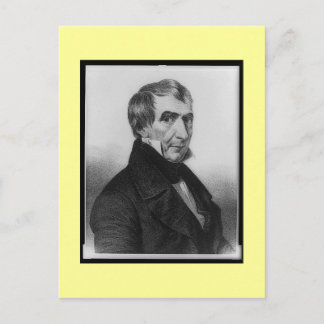 Cartão Postal Antigo retrato, William Henry Harrison