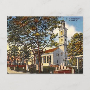 Cartão postal antigo - Richmond, Virginia, EUA