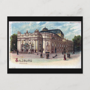 Cartão postal antigo - Salzburgo, Áustria