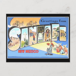 Cartão Postal Antigo Santa Fe