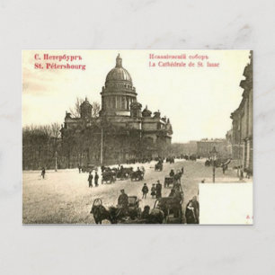 Cartão Postal Antigo - São Petersburgo, Rússia