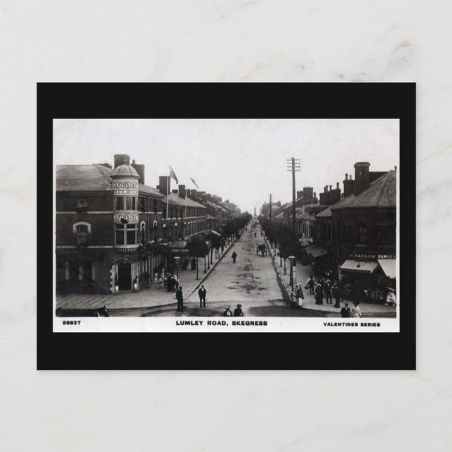 Cartão postal antigo - Skegness, Lincolnshire (Frente)