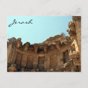 Cartão Postal antigo teatro de jerash