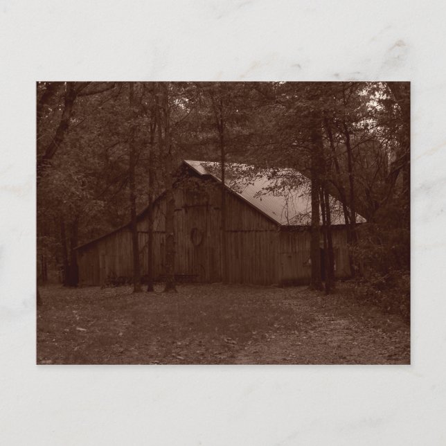 Cartão Postal Antigo Time Barn (Frente)