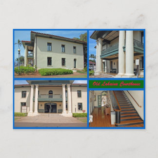 Cartão Postal Antigo Tribunal de Lahaina