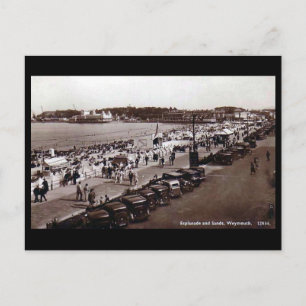 Cartão postal antigo, Weymouth, Dorset