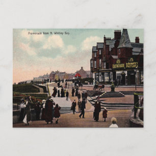 Cartão Postal Antigo - Whitley Bay, Tyne e Wear
