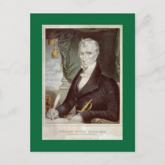 Cartão Postal Antigo William Henry Harrison