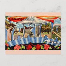 Cartão Postal Antigo Yakima Washington 