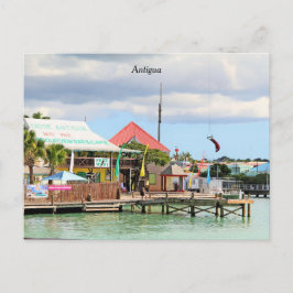 Cartão Postal Antígua, Ilha no Caribe