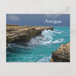 Cartão Postal Antígua, Índios Ocidentais, Cartão-postal Souvenir