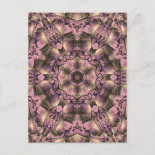 Cartão Postal Antiguidade Rosa Vitoriana