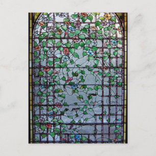 CARTÃO POSTAL ANTIQUE AMERICANO PEDAÇADO DE VIDRO - VINHO DE GLÓ