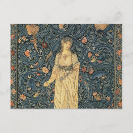 Cartão Postal Antique William Morris Flora