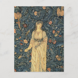 Cartão Postal Antique William Morris Flora
