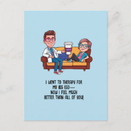 Cartão Postal ANTISTRESS psychiatrist THERAPIST MENTAL HEALTH