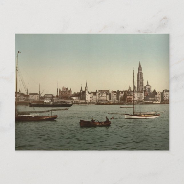 Cartão Postal Antuérpia, Bélgica (Frente)