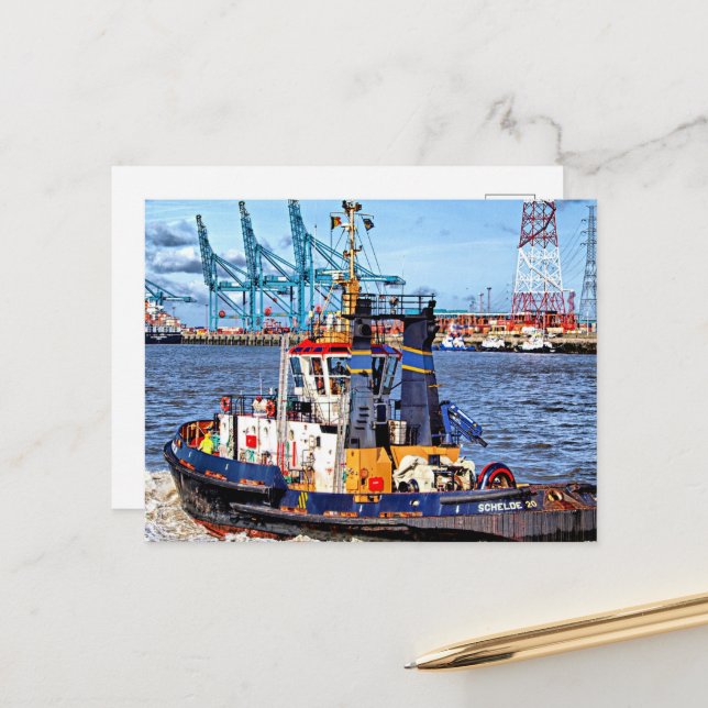 Cartão Postal Antuérpia, fotografia cênica da Bélgica (Frente/Verso In Situ)