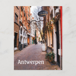Cartão Postal Antwerpen Bélgica foto de rua