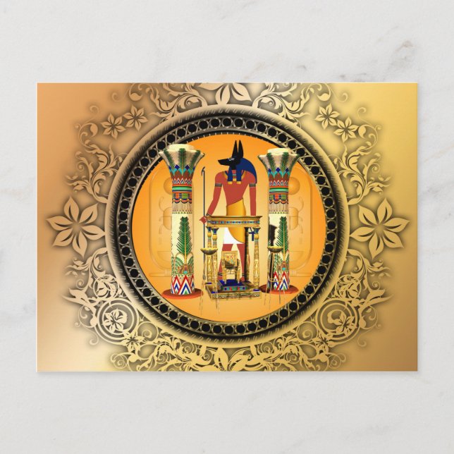 Cartão Postal Anubis, egito (Frente)