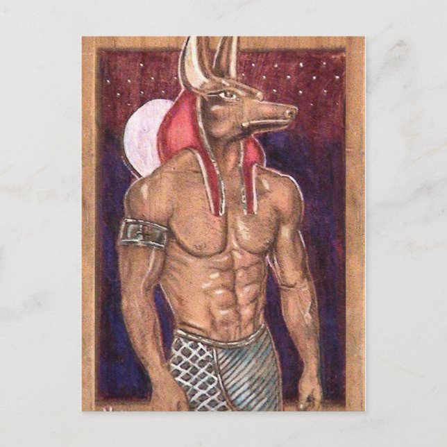 Cartão Postal Anubis: www.AriesArtist.com (Frente)