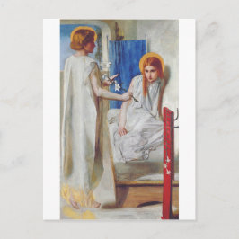 Cartão Postal Anunciação de Dante Gabriel Rossetti