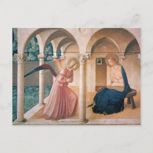 Cartão Postal Anunciação de Fra Angélico