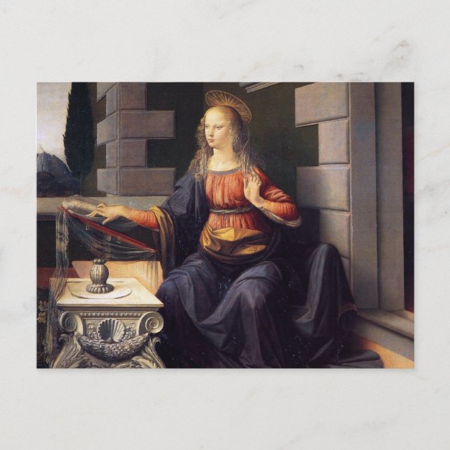 Cartão Postal Anunciação - Virgem (Frente)