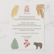 Anunciamento do Woodland Animal Baby