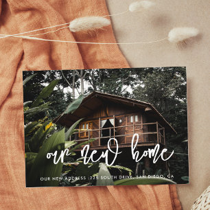 Cartão Postal Anúncio contemporâneo de foto em movimento