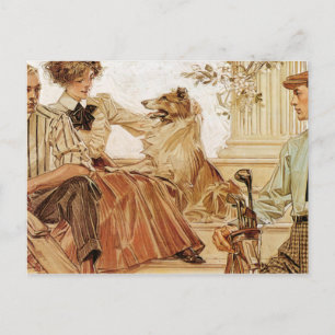 Cartão Postal Anúncio da Arrow Collar, 1910 por Leyendecker