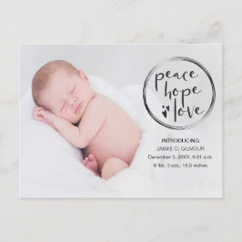 Cartão Postal Anúncio de Bebê, Primeiro Natal, foto