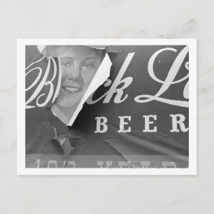 Cartão Postal Anúncio de cerveja, outdoor, descasque, 1941