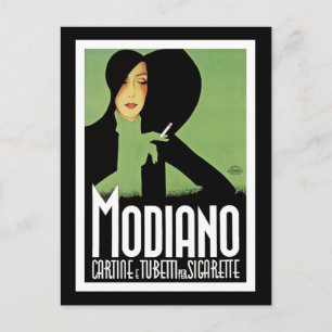 Cartão Postal Anúncio de Cigarro Modiano