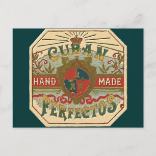 Cartão Postal Anúncio de cigarro para as perfeições cubanas E
